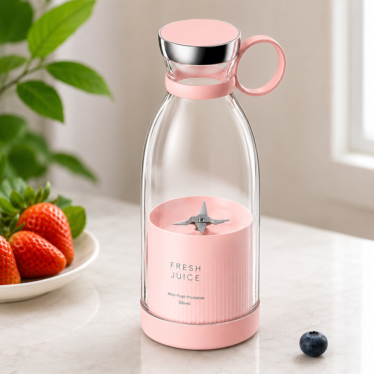 Portable Blender Bottle 380ML | USB Rechargeable Juicer
